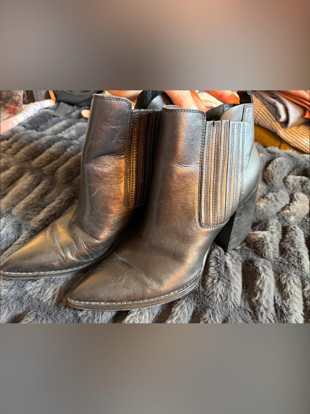 Classic Black Leather Chelsea Boots